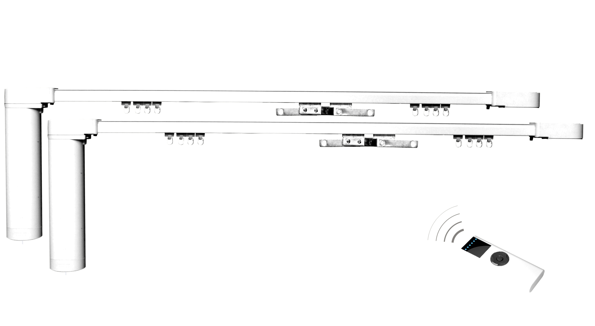 Remote Motorized Belt Drive Electric Dual Track CL200BT-Dual - Click Image to Close